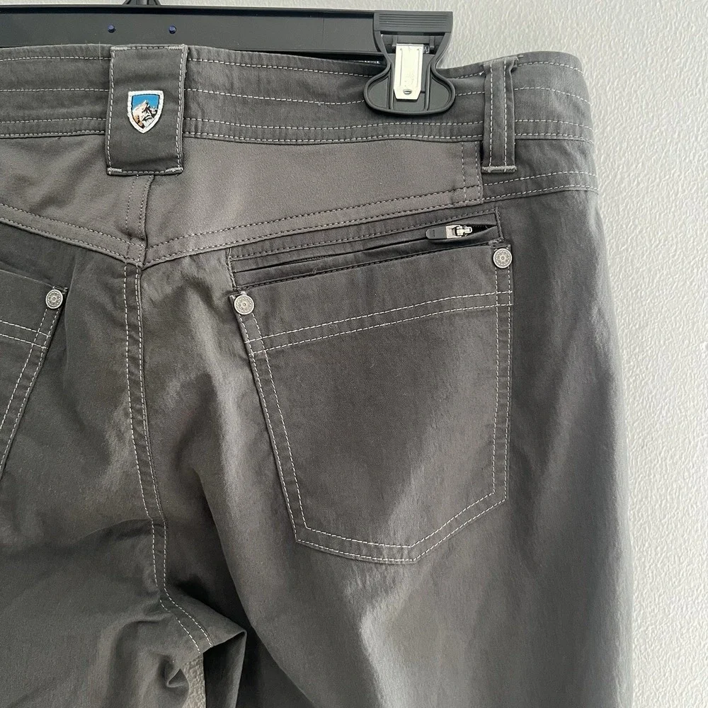 Kuhl Pants Womens Size 8 Regular Gray Outdoor Hiking Stretch Utility Pockets‎